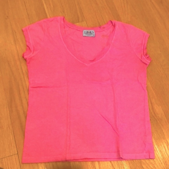Vintage y2k 2000 juicy couture hot pink t shirt - Picture 1 of 3